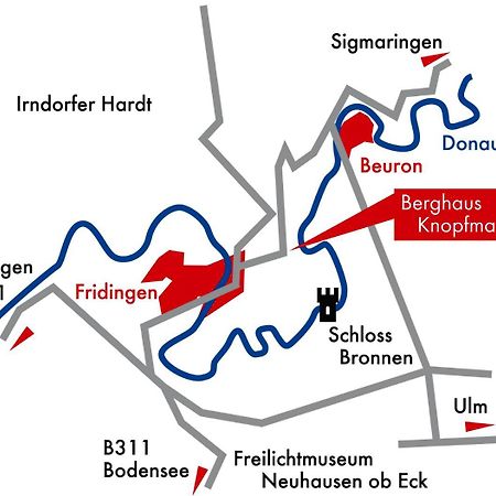 Berghaus Knopfmacher Fridingen an der Donau Exterior photo